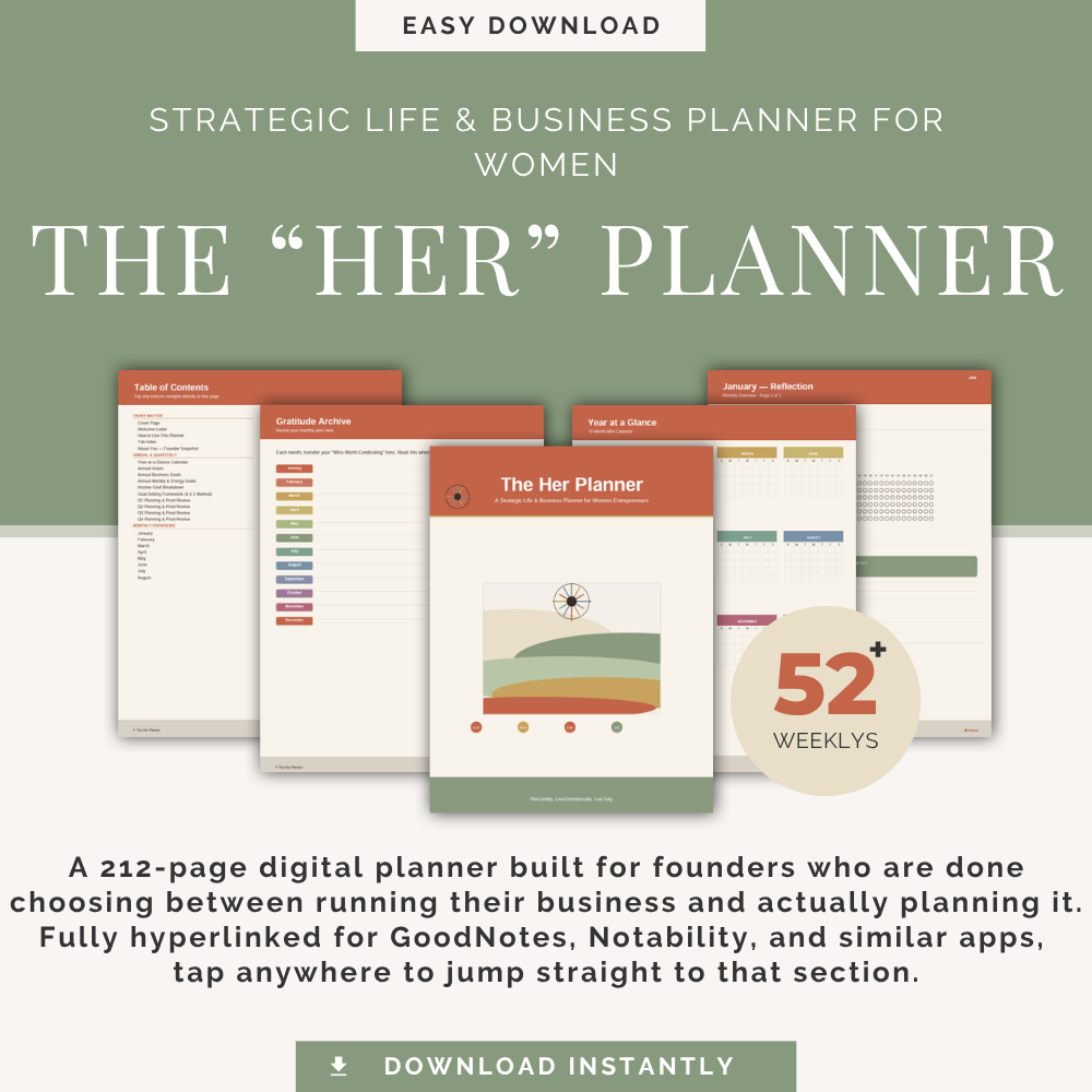 The Her Planner — A Digital Business Planner for Women Entrepreneurs - Image 3