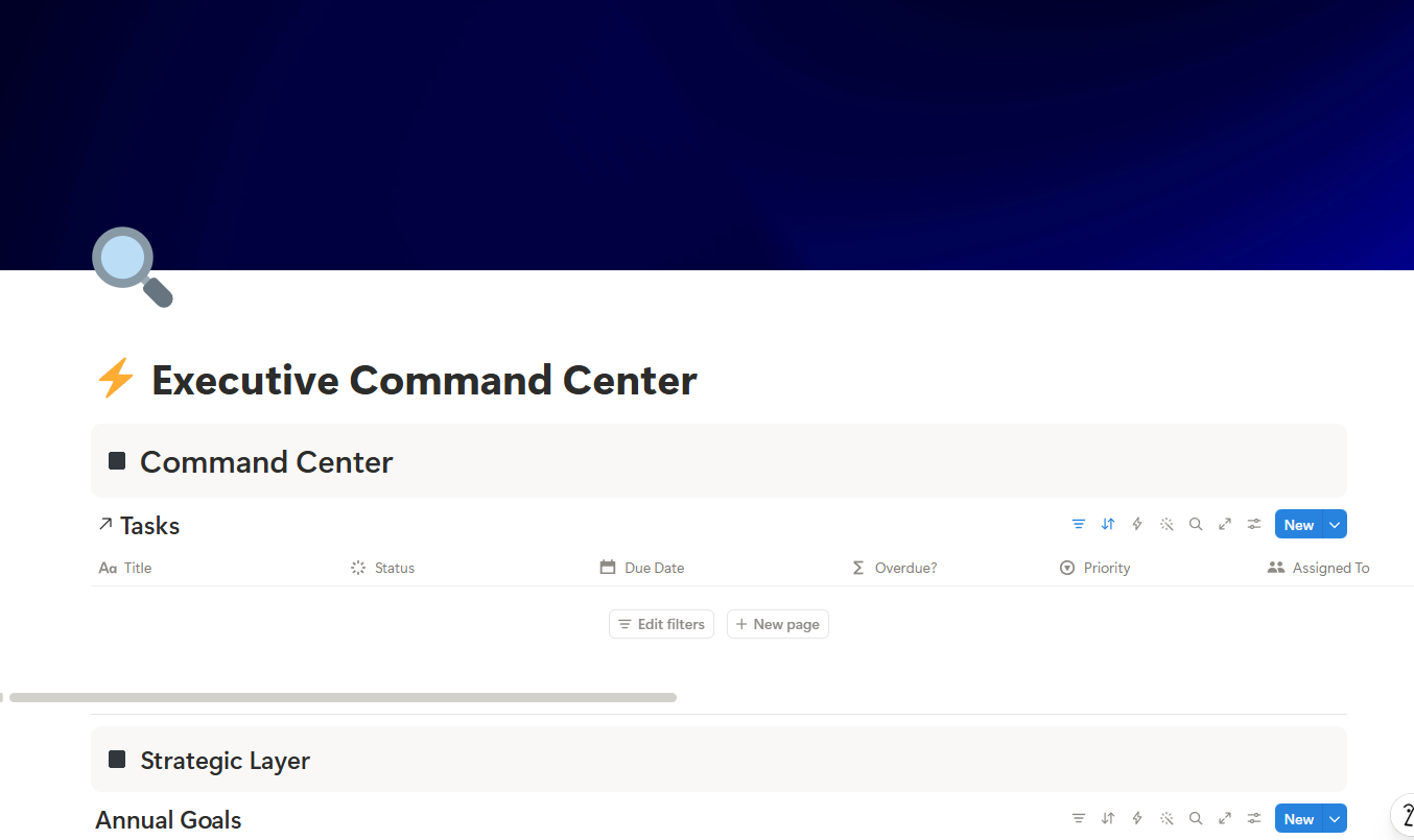 ⚡ Executive Command Center: The Complete Notion OS for High Performers - Image 2
