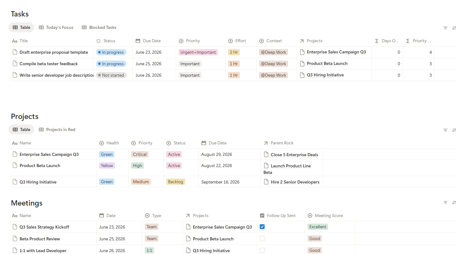⚡ Executive Command Center: The Complete Notion OS for High Performers - Image 5